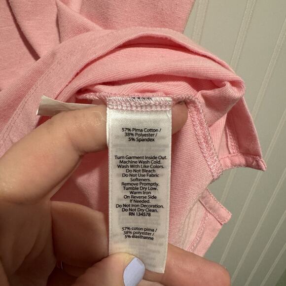 Vineyard Vines Pink Edgartown Polo Shirt Mens Large - Picture 5 of 6